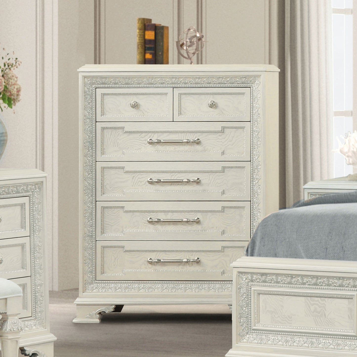 Stella Mia Creamy White Chest FM70000WH-C