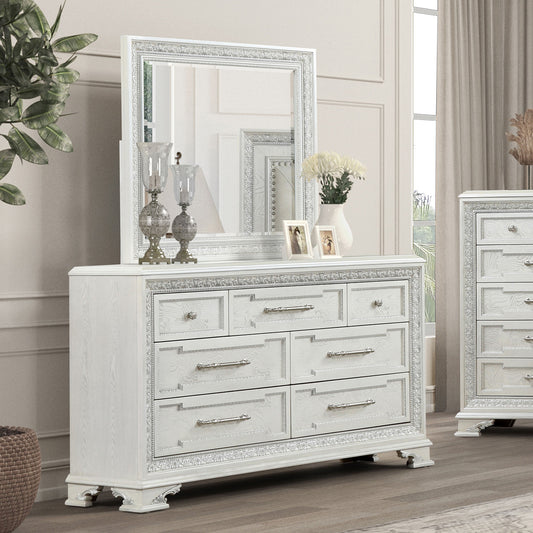 Stella Mia Creamy White Dresser FM70000WH-D