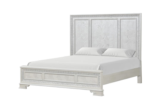Stella Mia Creamy White King Bed FM70000WH-W