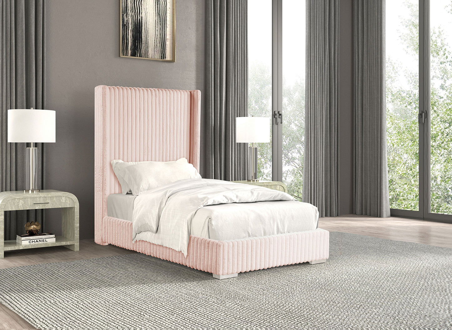 Cadwell Fur Chenille Bed FM7120 - 4 Colors