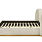 Whitman King White Boucle Bed by FOA