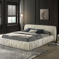 Palmdale  FM72006IV Upholstered Bed - Queen Size Ivory