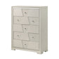 Holsted 5 Drawer White Chest