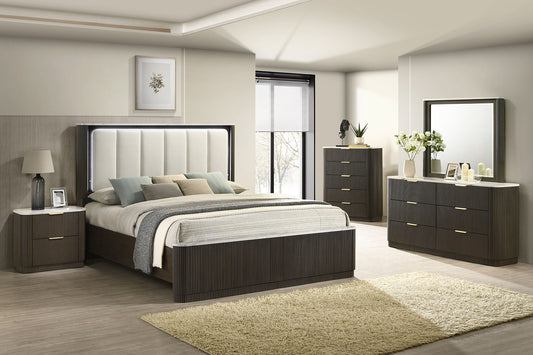 Lantrisant Dark Walnut Bedroom Collection