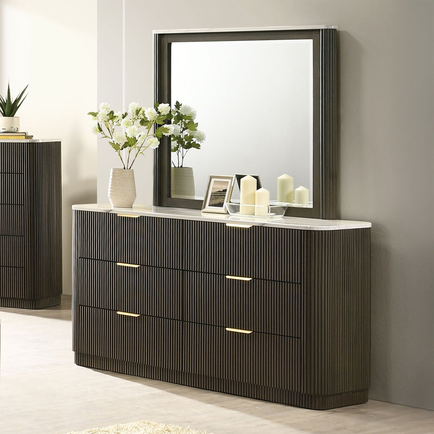 Lantristant 6 Drawer Dresser FM72014DW-D