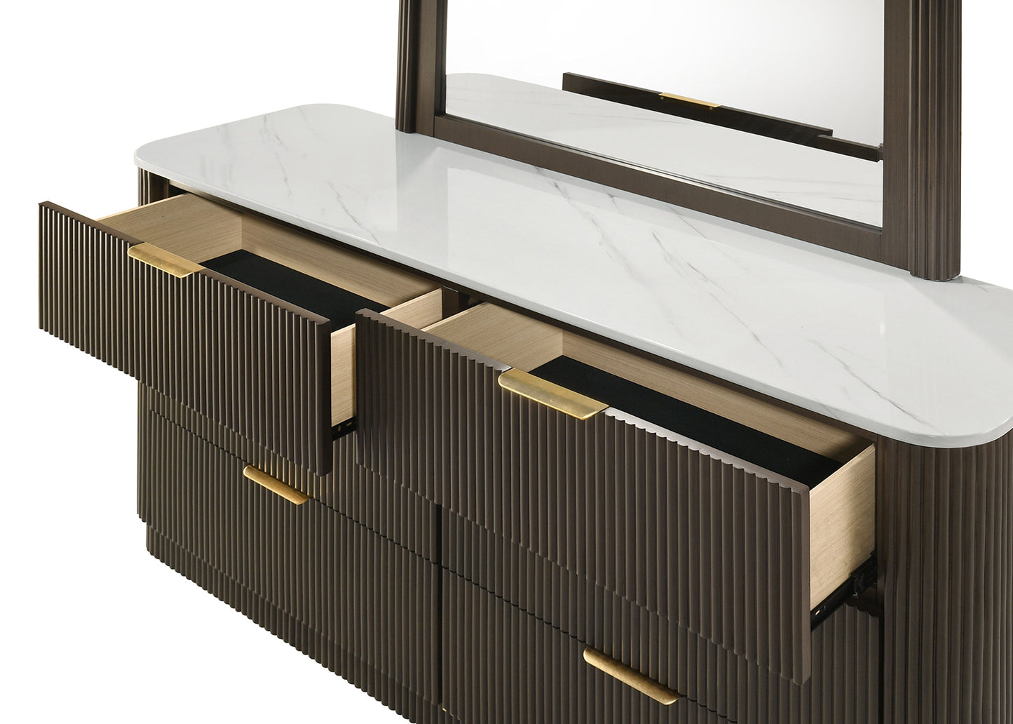 Lantristant 6 Drawer Dresser FM72014DW-D