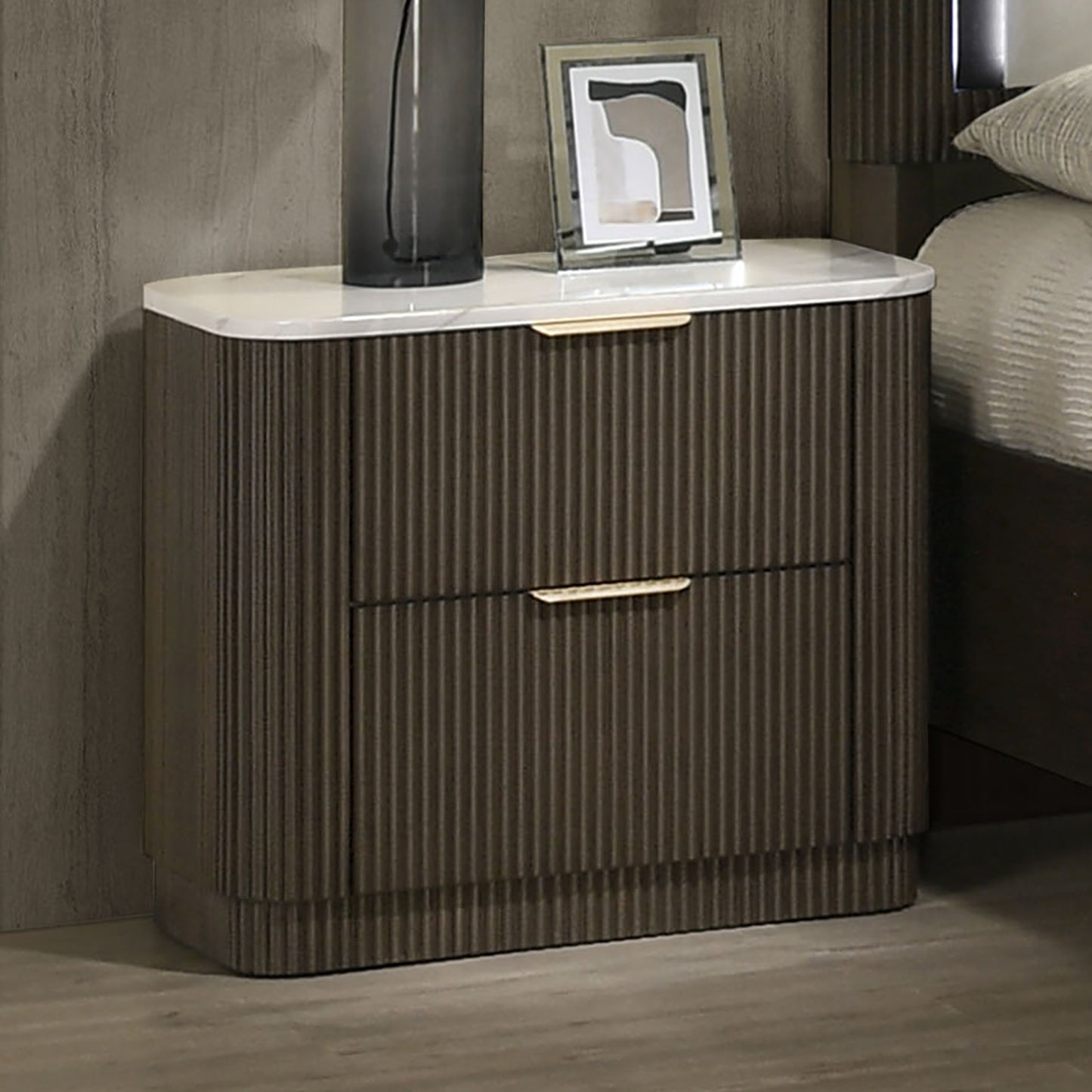 Lantrisant Dark Walnut Bedroom Collection
