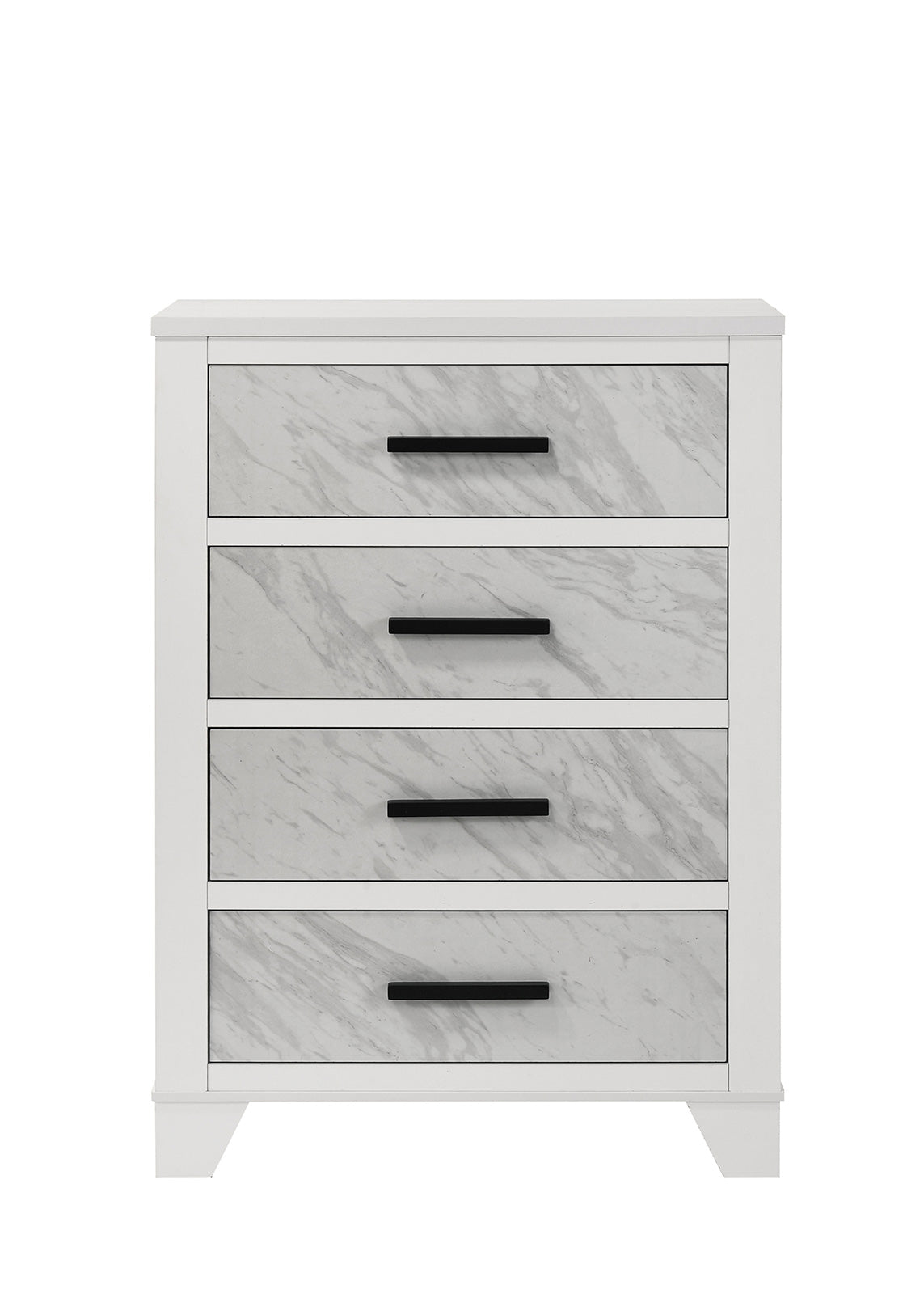 Darlene White 4 Drawer Chest FM72018WH-C