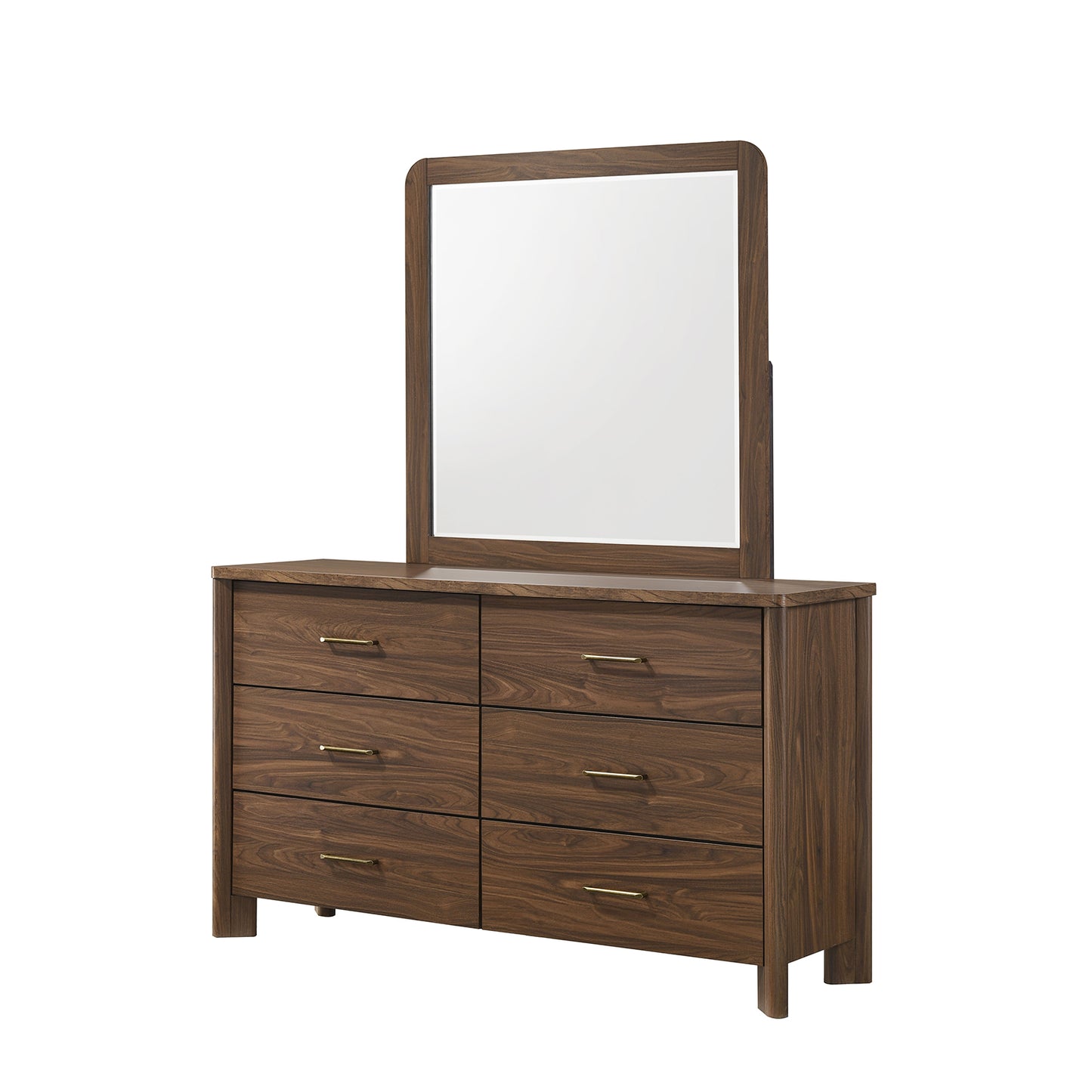 Hayward Mid Century Modern 4 Pc Bedroom Set