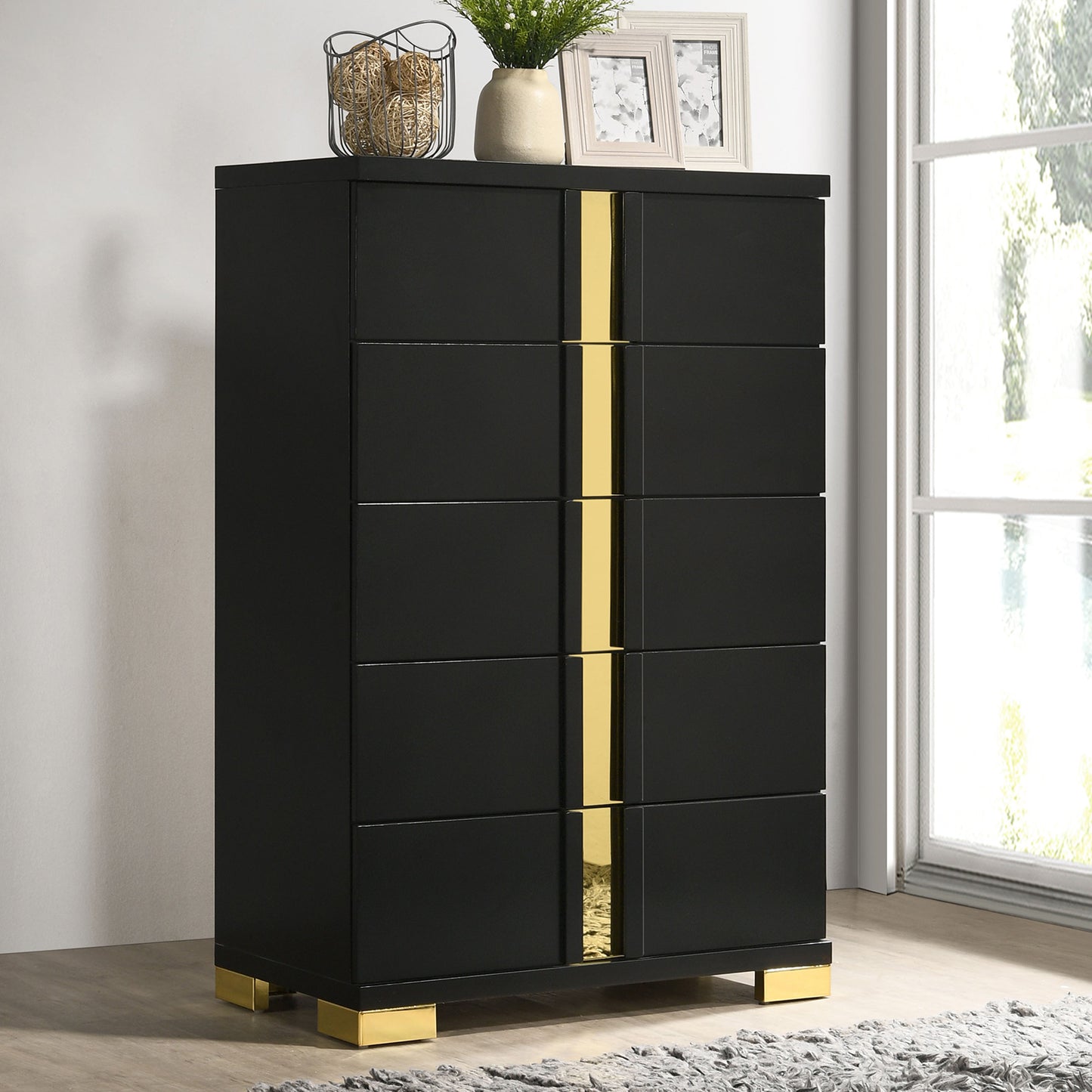 Lillestrom Black Gold Chest  FM7217BK-C
