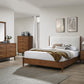 Thusis Walnut Beige Boucle Bedroom Set