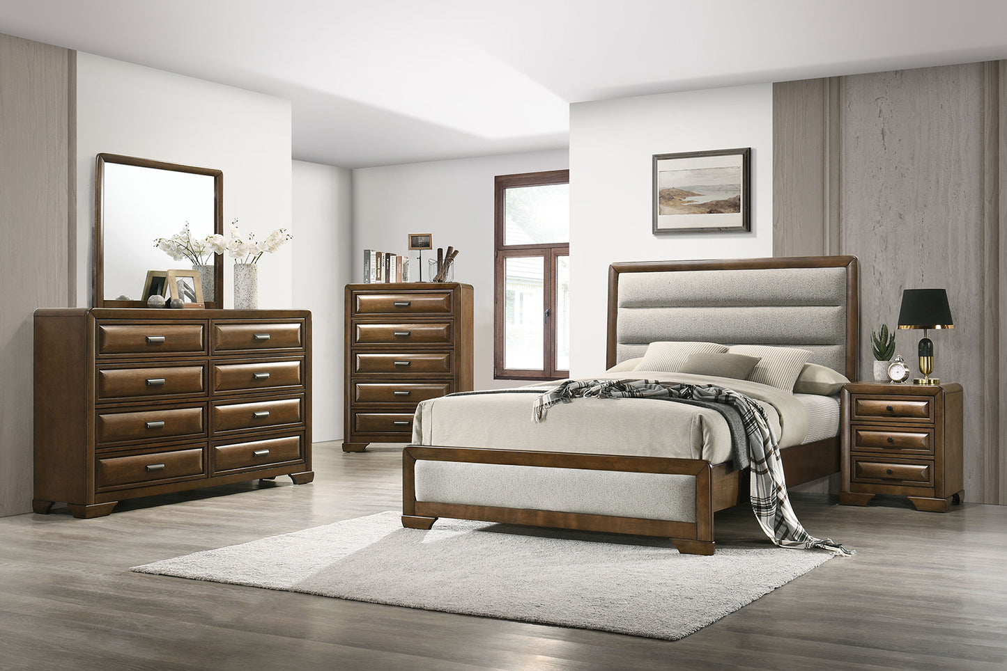 Caerwys 4 Pc Bedroom Set - King Bed