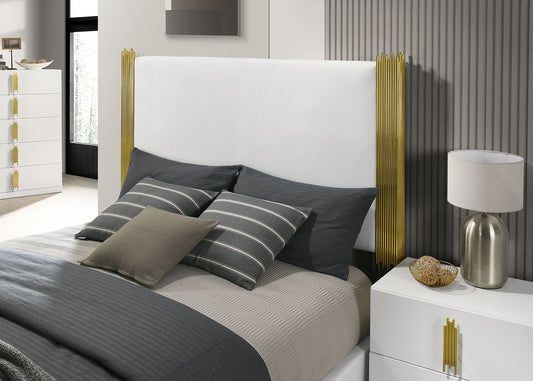 Basildon 4 Pc Bedroom Set FM7271WH-Q-4PC