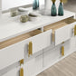 Basildon 4 Pc Bedroom Set FM7271WH-Q-4PC