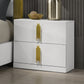 Basildon 4 Pc White Bedroom Set - King Bed