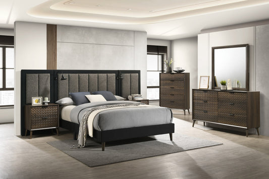 Chalfont FM7272DB Dark Brown Bedroom Set