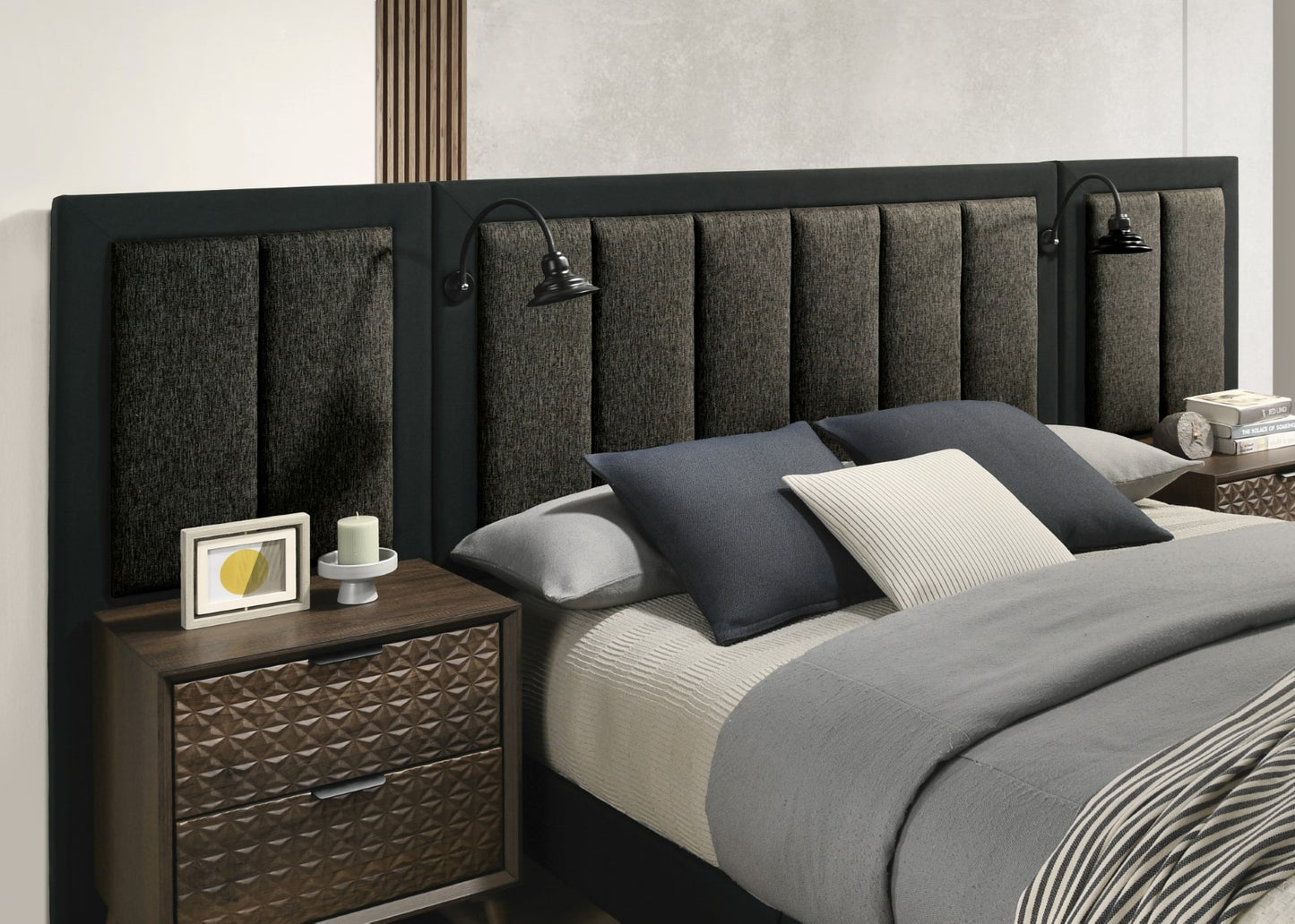 Chalfont FM7272DB Dark Brown Bedroom Set