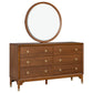 Hepburne 6 Drawer Walnut Dresser FM74000WN-D