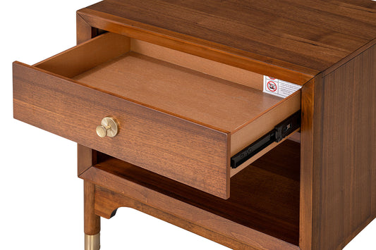 Hepburne Mid-Century Modern Nightstand