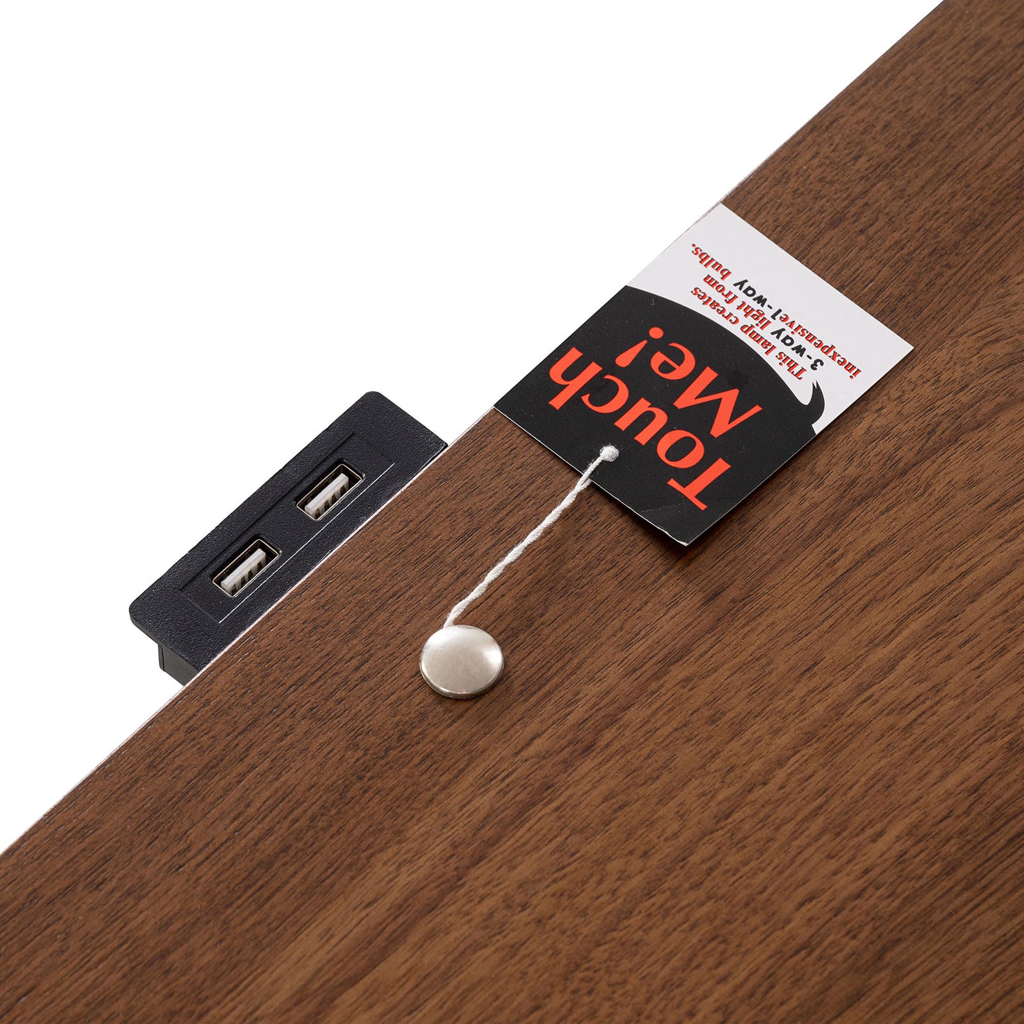 Hepburne Mid-Century Modern Nightstand