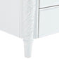 Swindon Pearl White Glam LED Bedroom Set