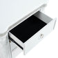 Swindon Pearl White Glam LED Bedroom Set