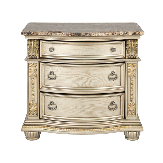 Fromberg Nightstand w/Marble Top