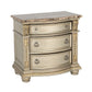 Fromberg King 4 Pc Gold Champagne Bedroom Set