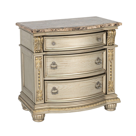 Fromberg Nightstand w/Marble Top