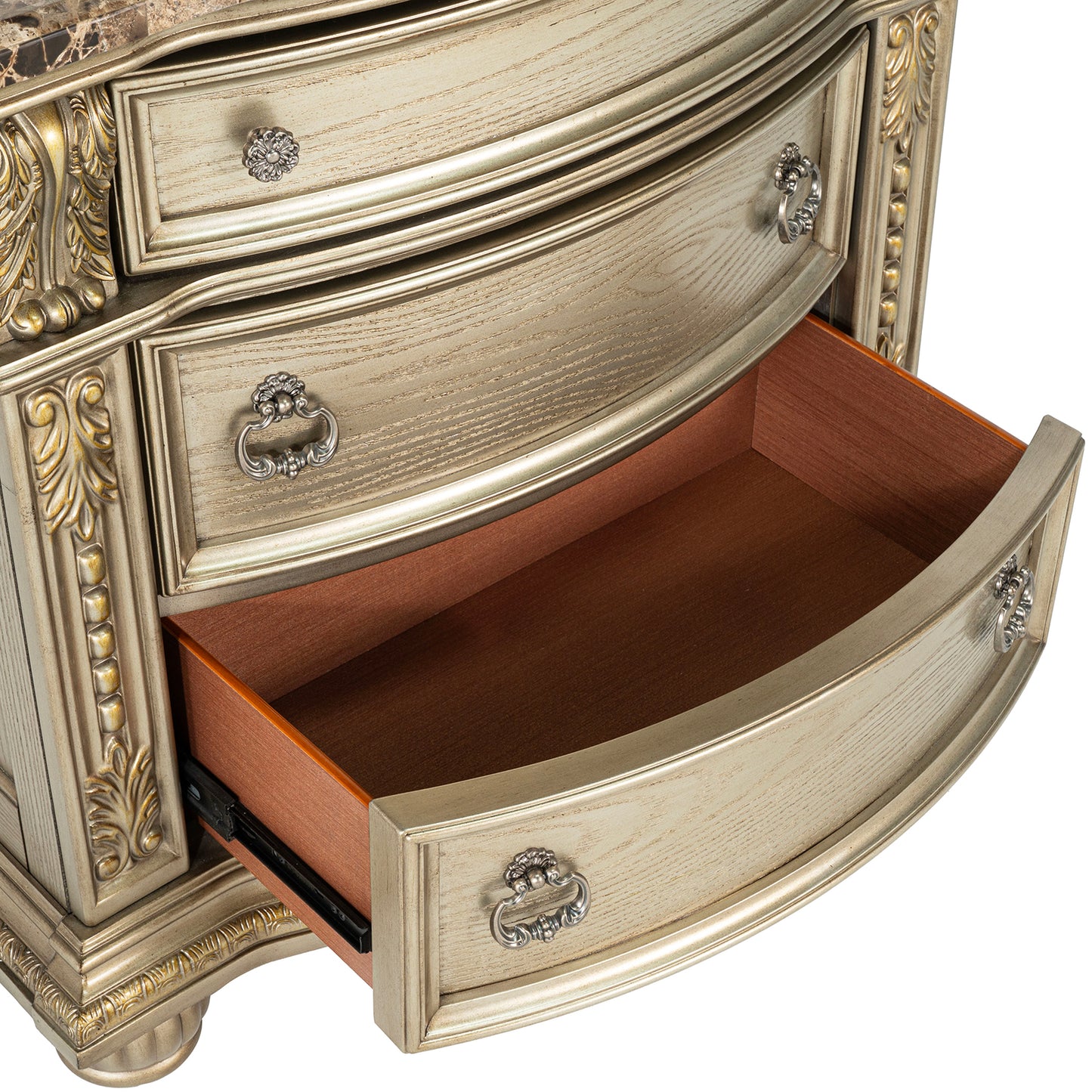 Fromberg Nightstand w/Marble Top