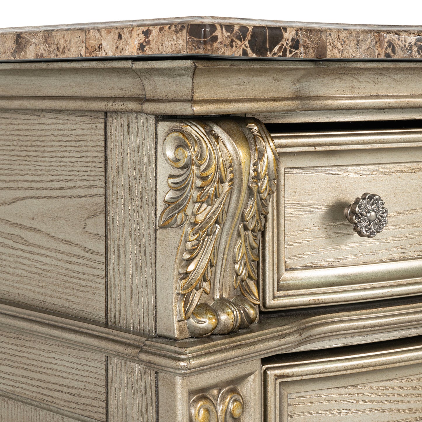 Fromberg Nightstand w/Marble Top