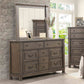 Huddersfield Walnut 4 Pc King Bedroom Set