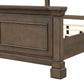 Huddersfield Walnut Eastern King Bed FM7702DB-EK