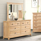 McHenry Natural Oak 4 Pc Bedroom Set