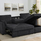 Ember Sleeper Sectional 87717 - Black or Gray