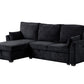 Ember Sleeper Sectional 87717 - Black or Gray