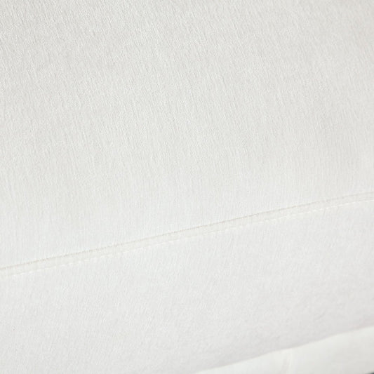 Fox Bench White Performance Fabric