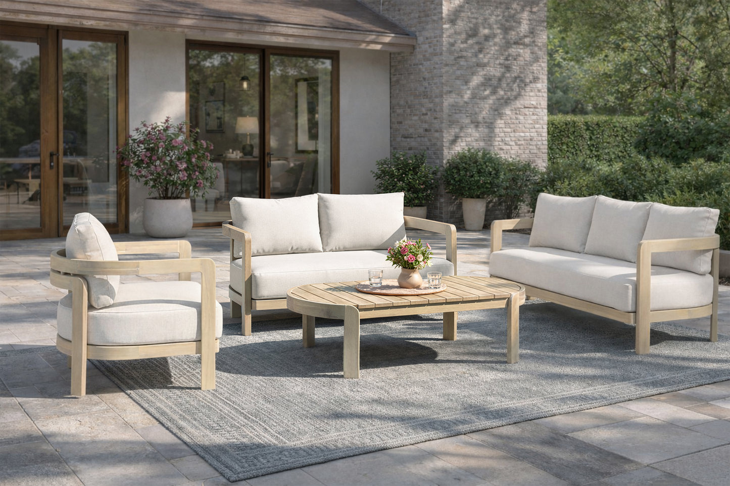 Fair Harbor 4 Pc Outdoor Patio Set
