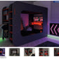 Gamer Bed by ESF - Black & Red
