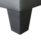 Genesis 84513-2 Black PVC Fabric Sofa Loveseat