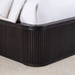 Henry Reeded Queen Bed - Espresso Finish