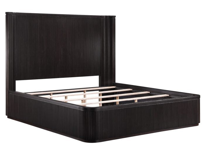 Henry 4 Pc Reeded Bedroom Set - Espresso