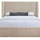 Henry Reeded Queen Bed - Tan Finish