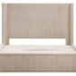 Henry Reeded Queen Bed - Tan Finish