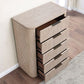 Henry 5 Drawer Reeded Chest HEN900TC