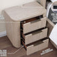 Henry Reeded 4 Pc Bedroom Set - Tan or Espresso