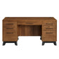 Avery IMAV640 Medium Brown Pedestal Desk