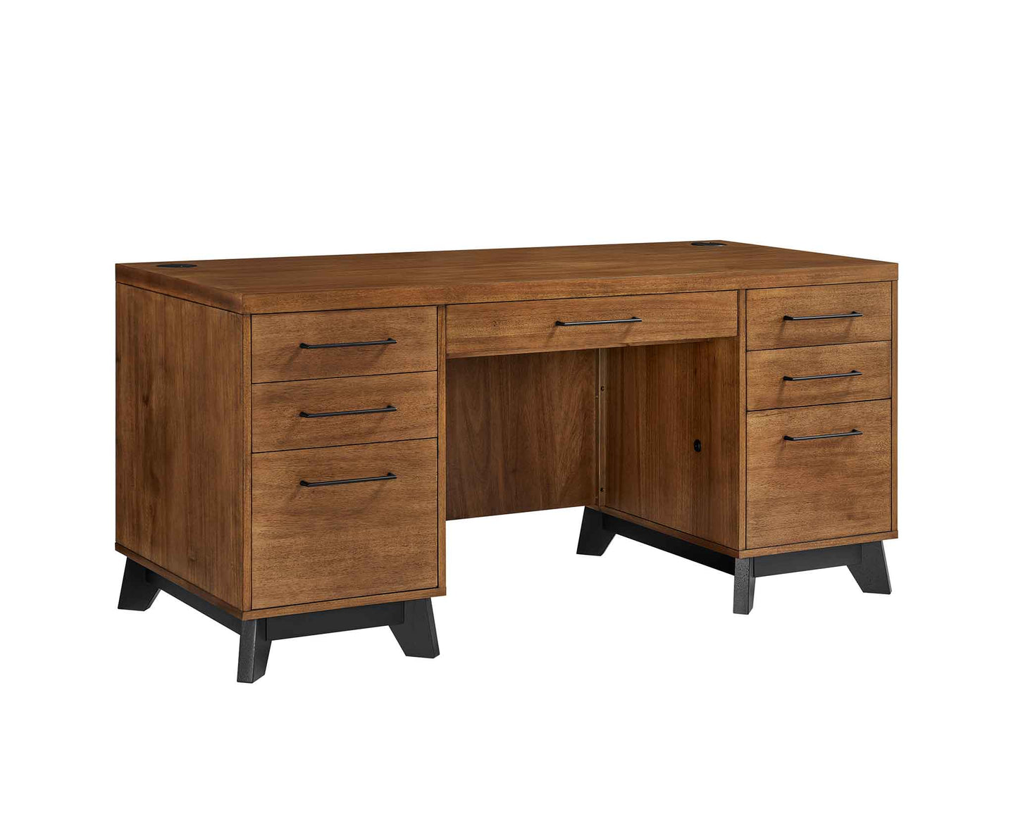 Avery IMAV640 Medium Brown Pedestal Desk