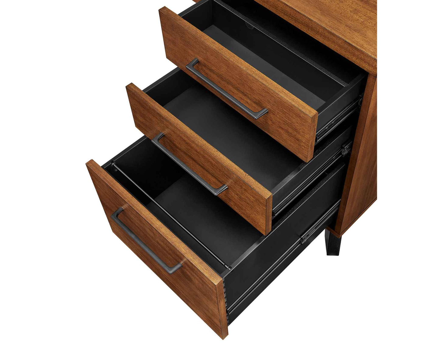 Avery IMAV640 Medium Brown Pedestal Desk