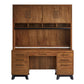 Avery IMAV642 Brown Credenza Hutch